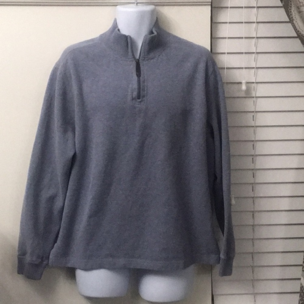 Jos A Bank blue/gray pullover sweater - Picture 2 of 7